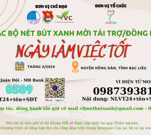 Câu lạc bộ Nét Bút Xanh mời tài trợ/đồng hành/phối hợp chương trình