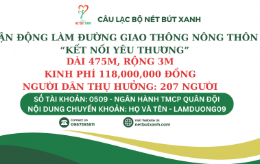 Vận động làm đường giao thông nông thôn